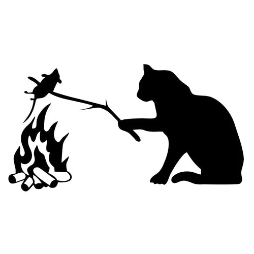 Cool Cat Vinyl Car Sticker