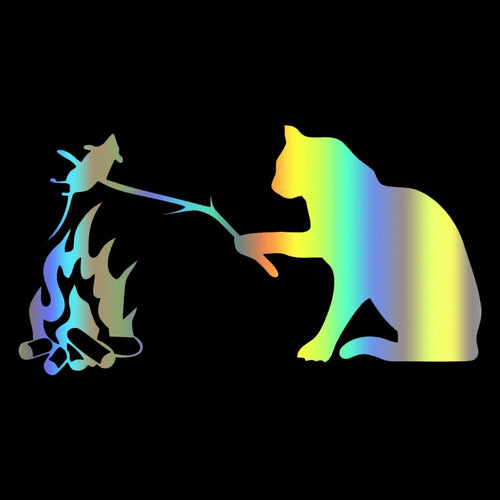 Cool Cat Vinyl Car Sticker