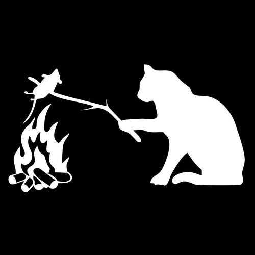 Cool Cat Vinyl Car Sticker