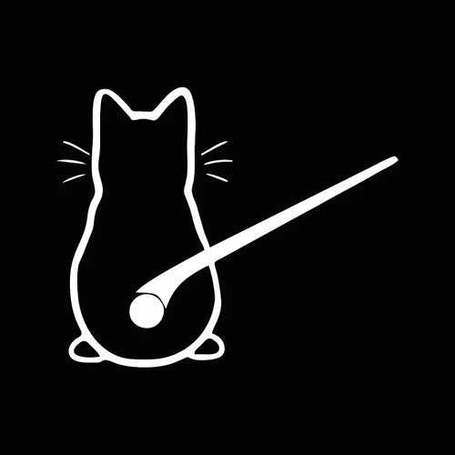 Funny Cat Car Sticker For Rear Window Decor Auto Decoration Kitty