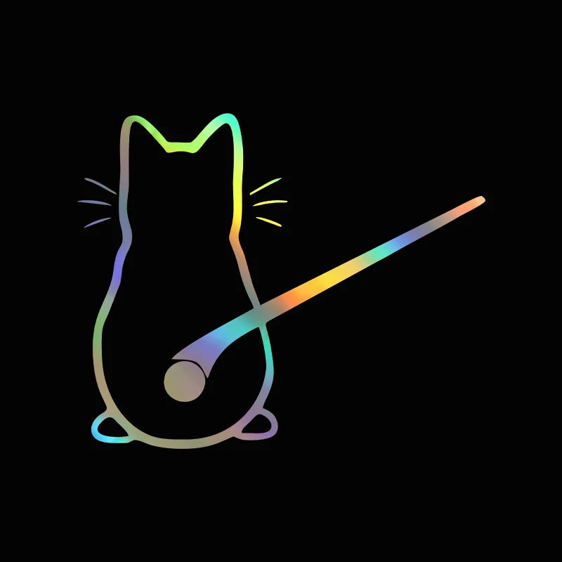 Funny Cat Car Sticker For Rear Window Decor Auto Decoration Kitty