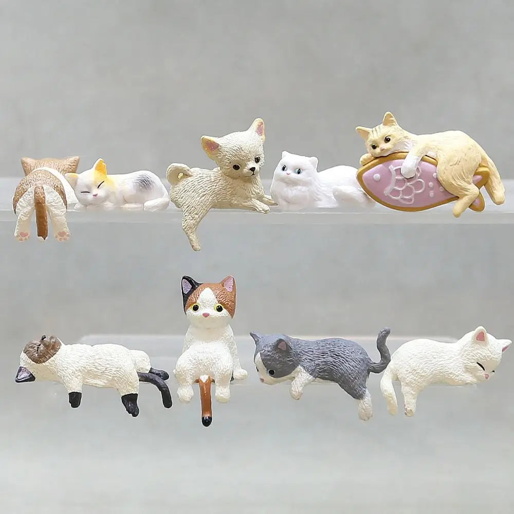 Simulation Edge Cat Figurines DIY Sticker