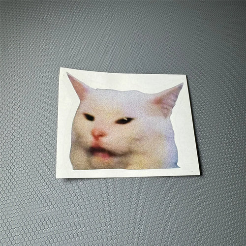 Cute Peeking Cat Head Car Sticker