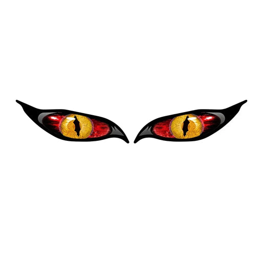 Motorcycle 3D Stereo Reflective Cat Eyes Sticker