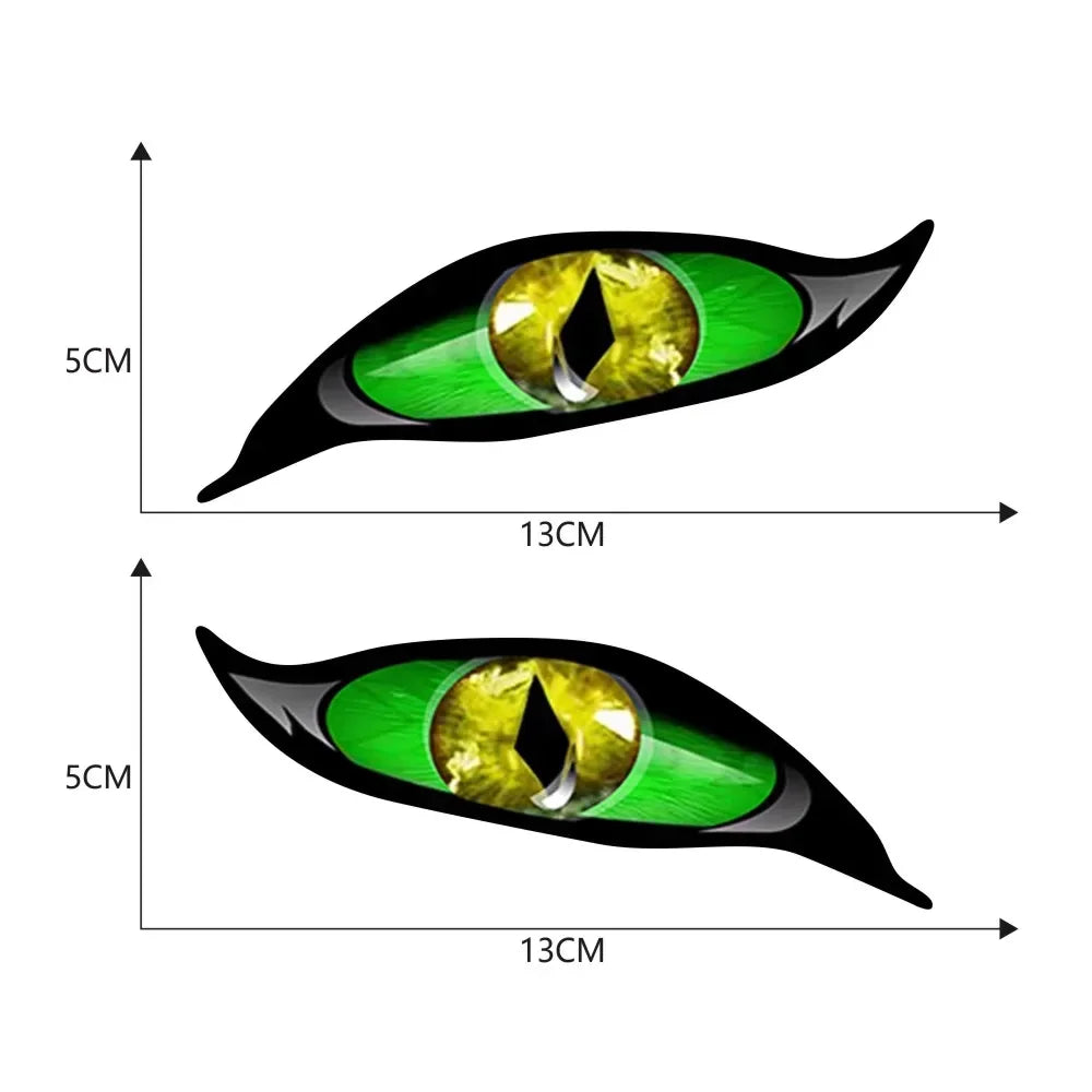 Motorcycle 3D Stereo Reflective Cat Eyes Sticker