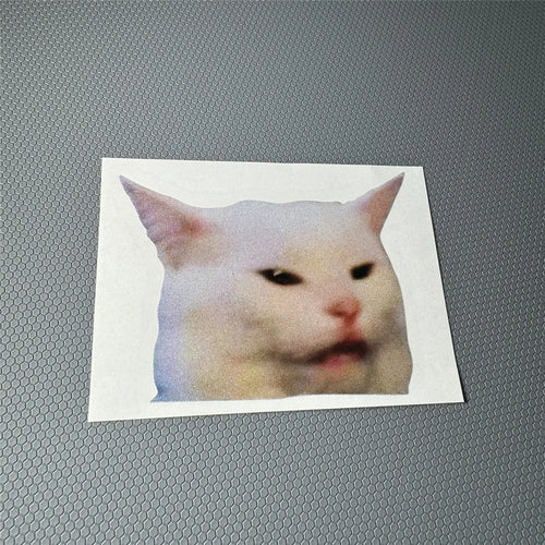 Cute Peeking Cat Head Car Sticker