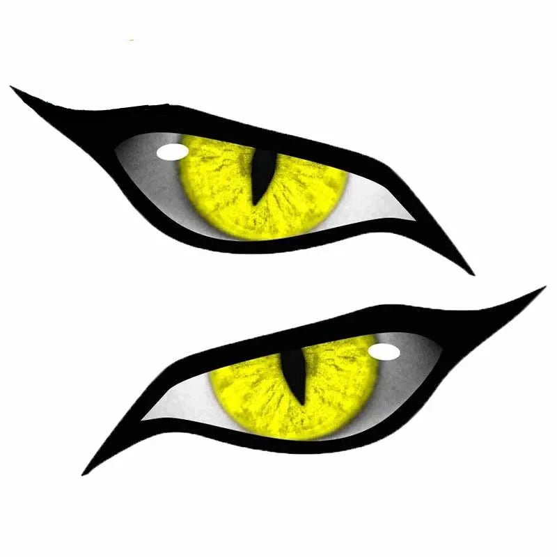 Motorcycle 3D Stereo Reflective Cat Eyes Sticker