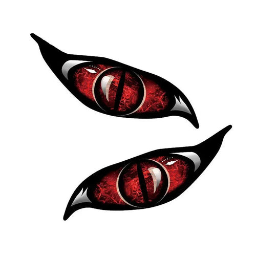 Motorcycle 3D Stereo Reflective Cat Eyes Sticker