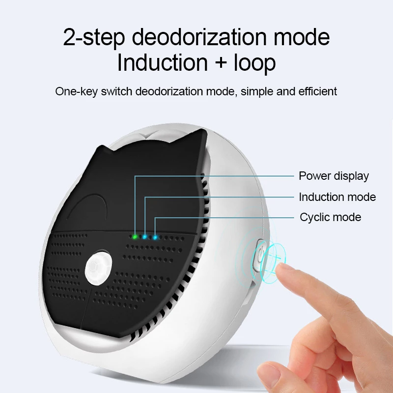 Pet Litter Box Deodorizer Toilet Air Cleaner