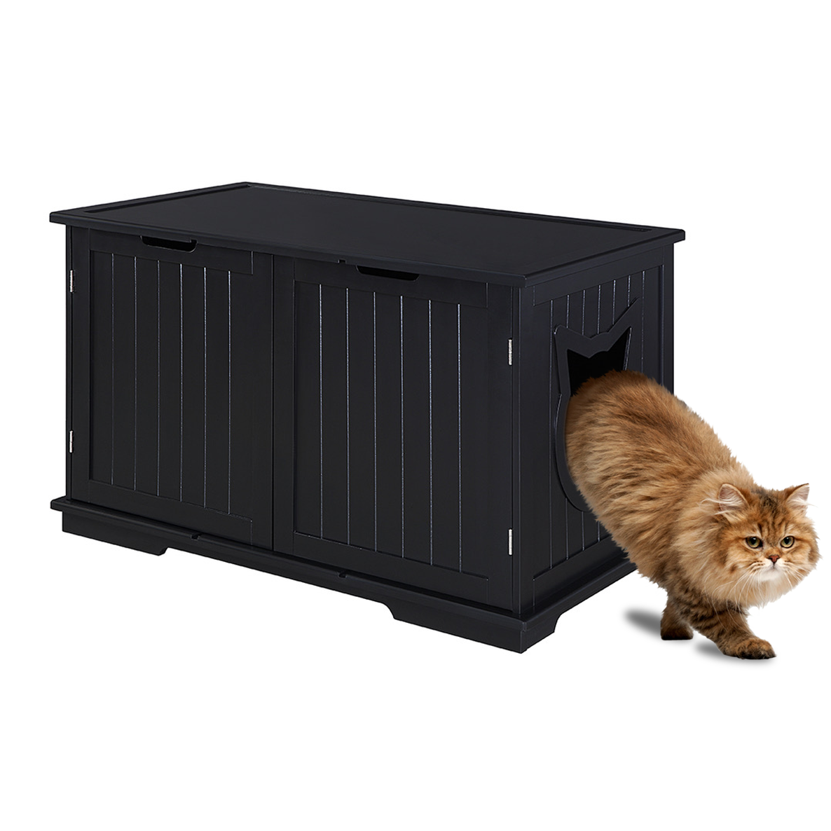 Bench Litter Box Enclosure
