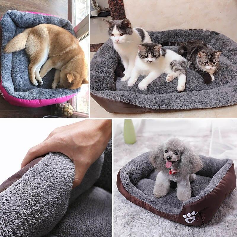 Warm Fleece Pet Bed